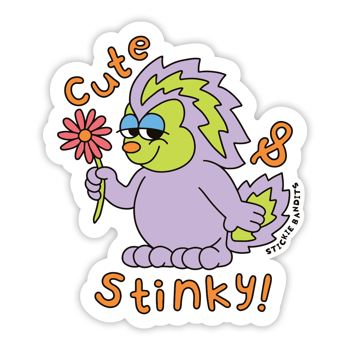 Cute And Stinky Sticker