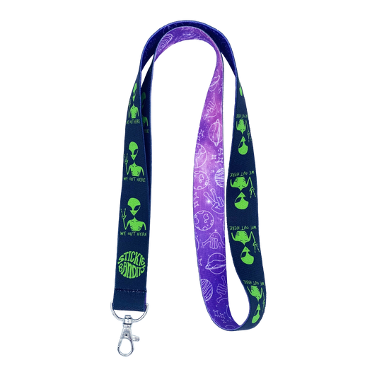 Out Here Alien Lanyard