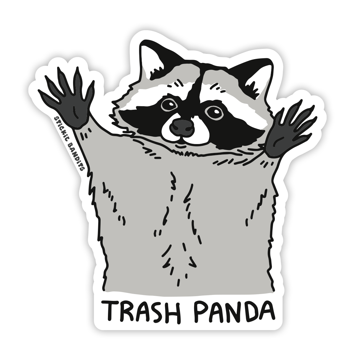 Car Decal American Emblem Trash Panda