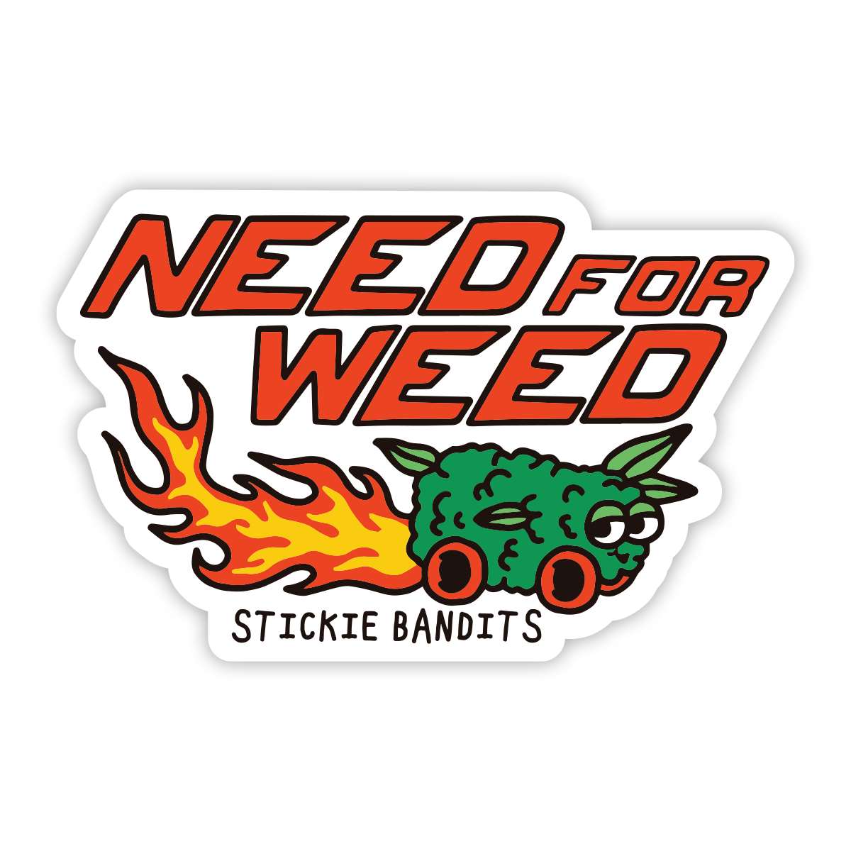 Need For Weed Sticker