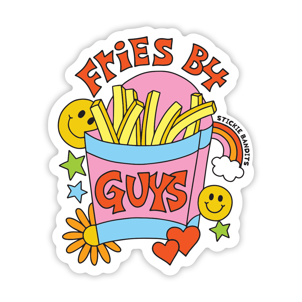 Fries B4 Guys Sticker