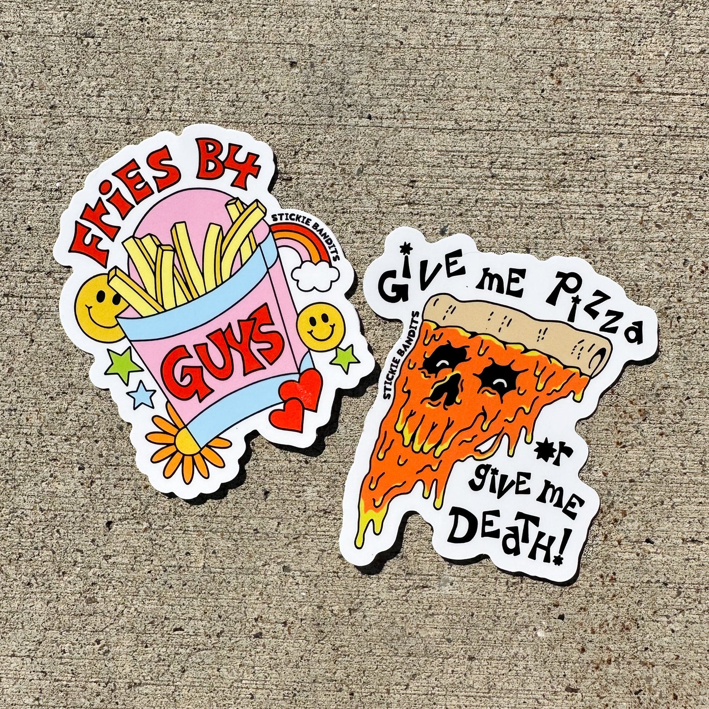 Fries B4 Guys Sticker