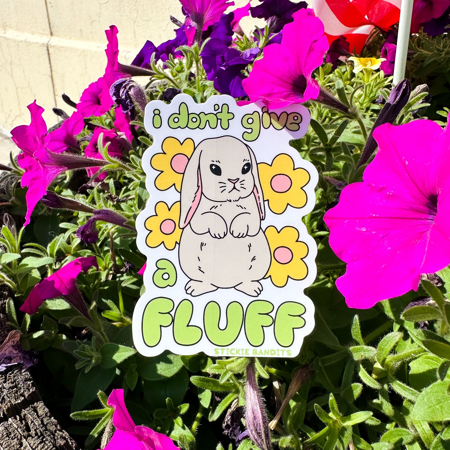 Don't Give A Fluff Sticker