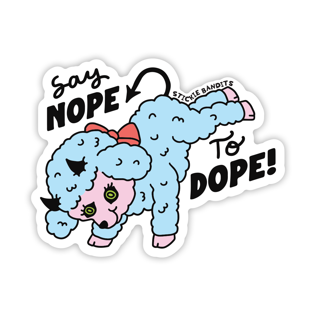 Say Nope Lamb Sticker