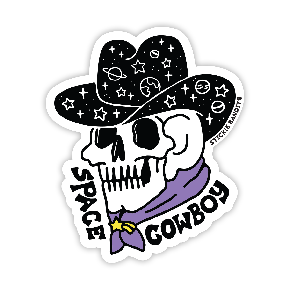 Space Cowboy Sticker