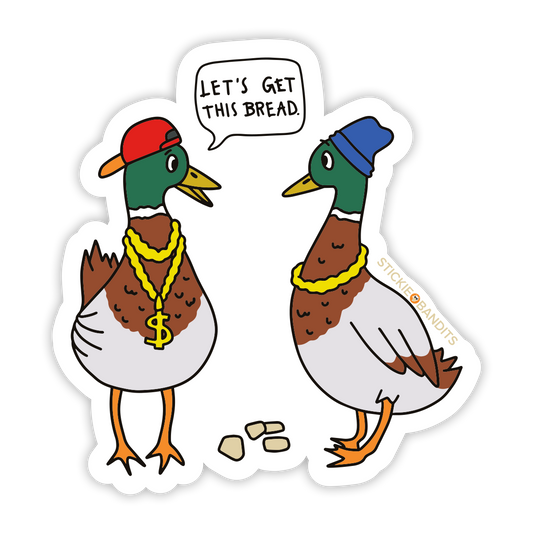 Bread Ducks Sticker
