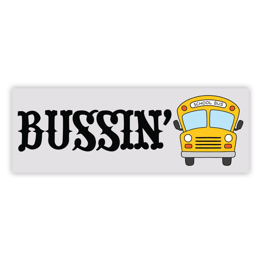 Bussin Bus Bumper Sticker