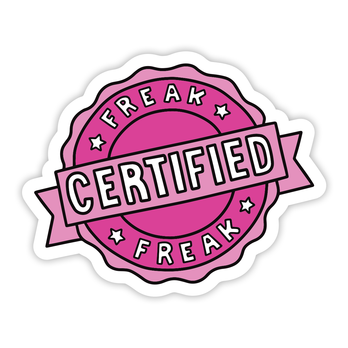 Certified Freak Sticker