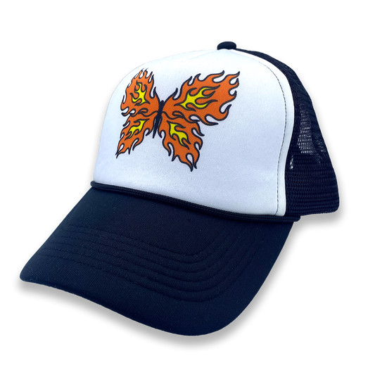 Fire Butterfly Trucker Hat