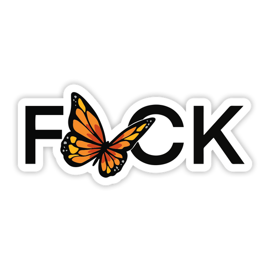 F*ck Butterfly Sticker