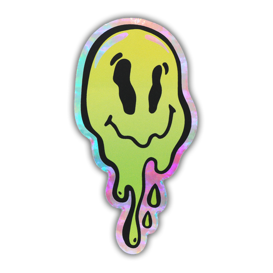 Trip Face Holographic Sticker
