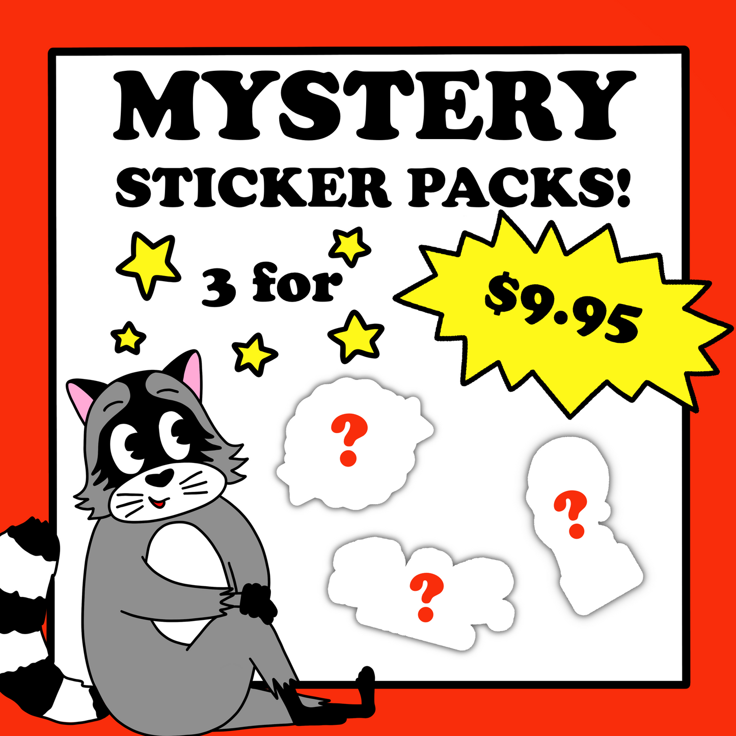 Mystery 3 Sticker Bag