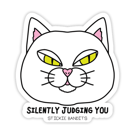 Silently Judging You Sticker