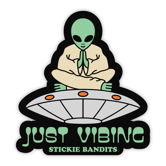 Just Vibing Sticker