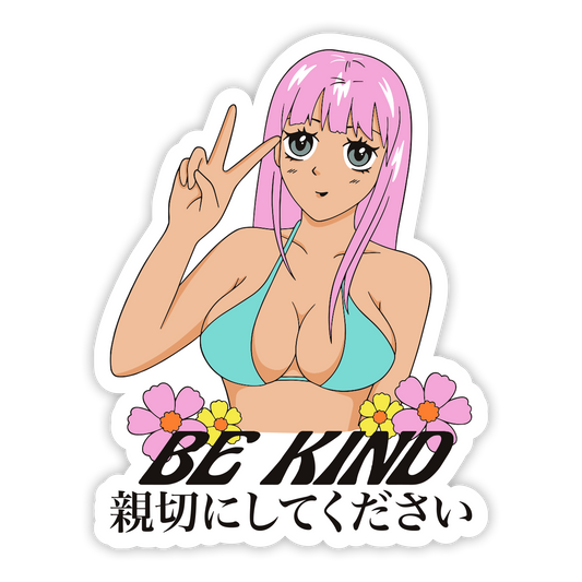 Kind Baddie Pink Sticker