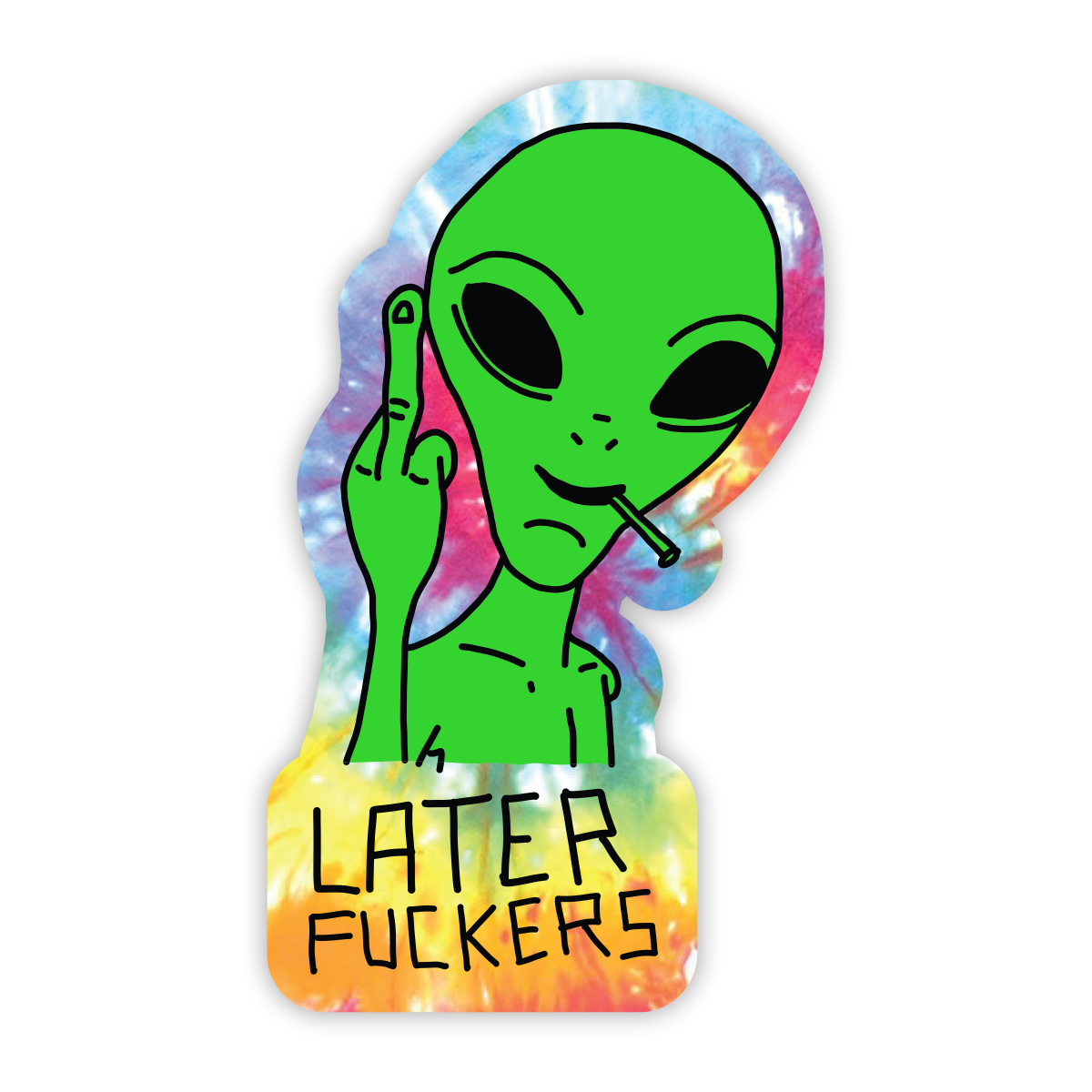 Later Alien Dye Sticker