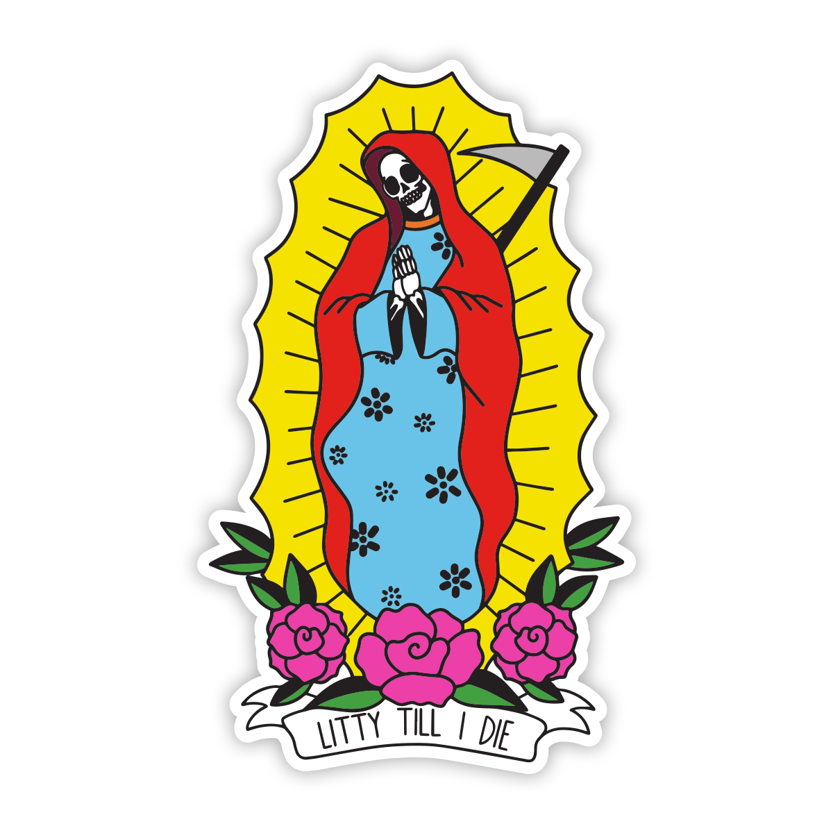Mother Mary Sticker