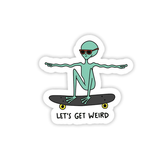 Get Weird Sticker