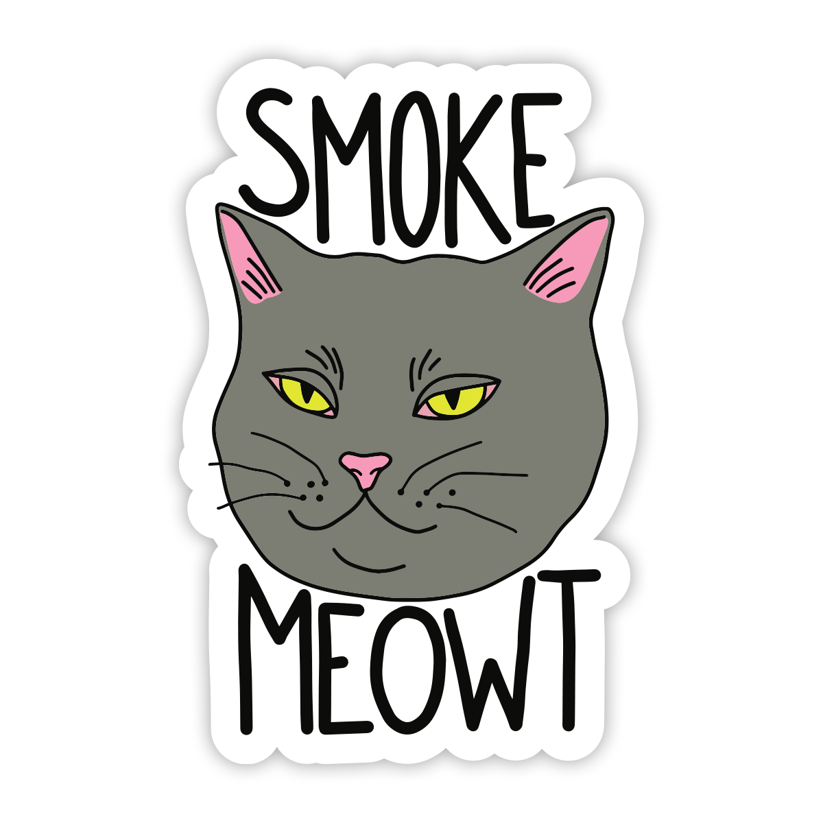 Smoke Meowt Sticker