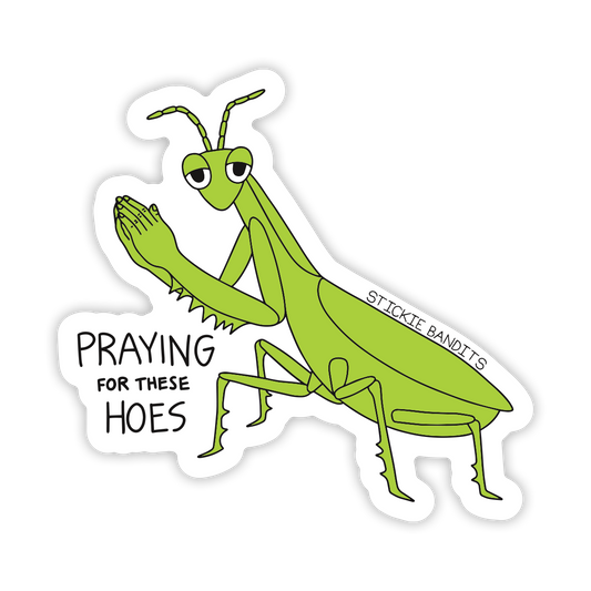 Pray For Hoes Sticker