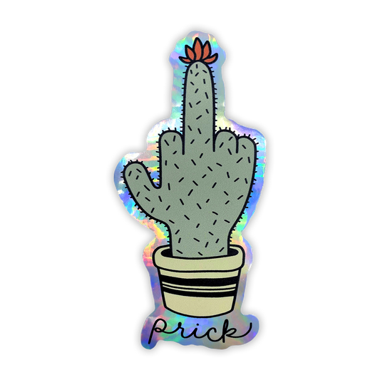 Prick Holographic Sticker