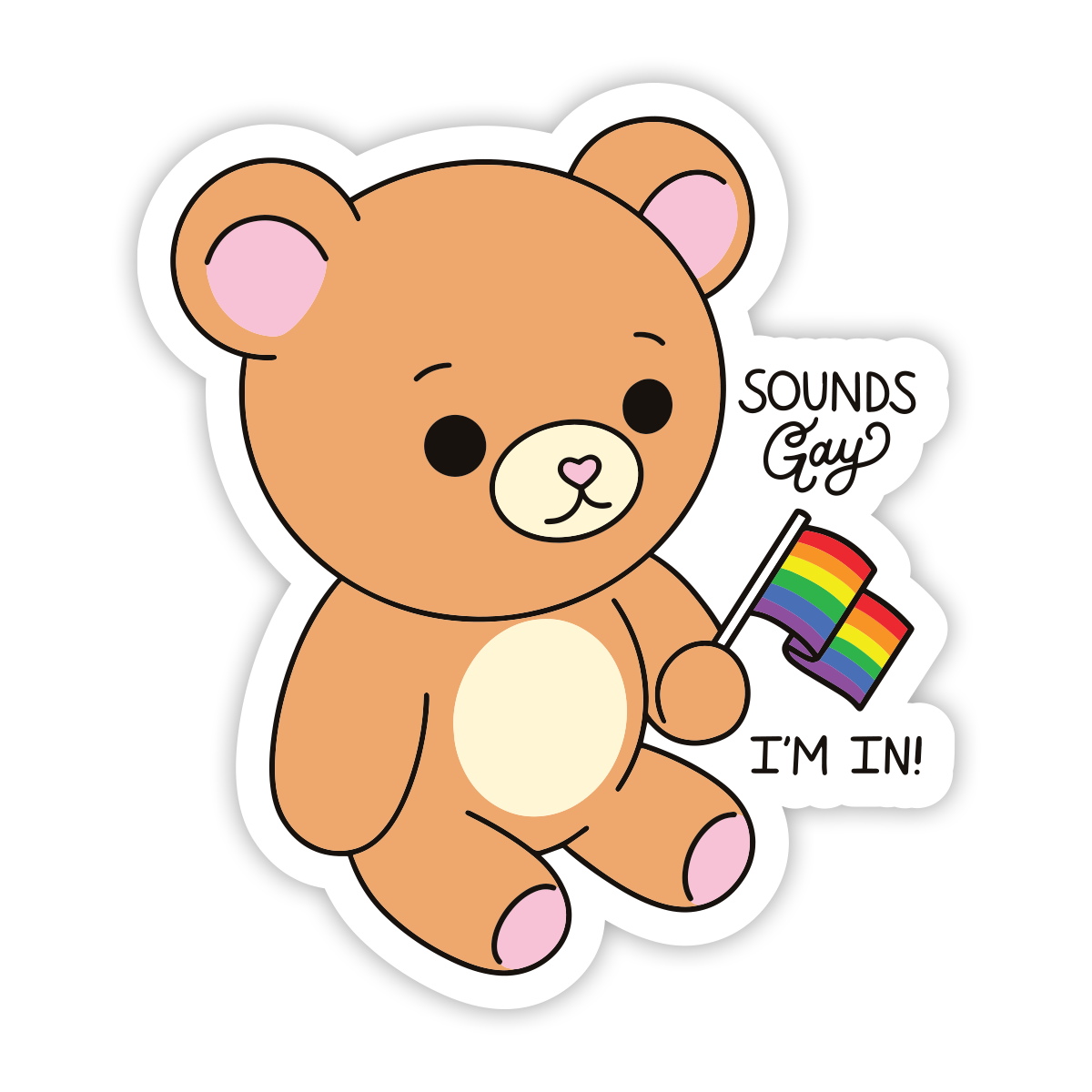 Pride Bear Sticker