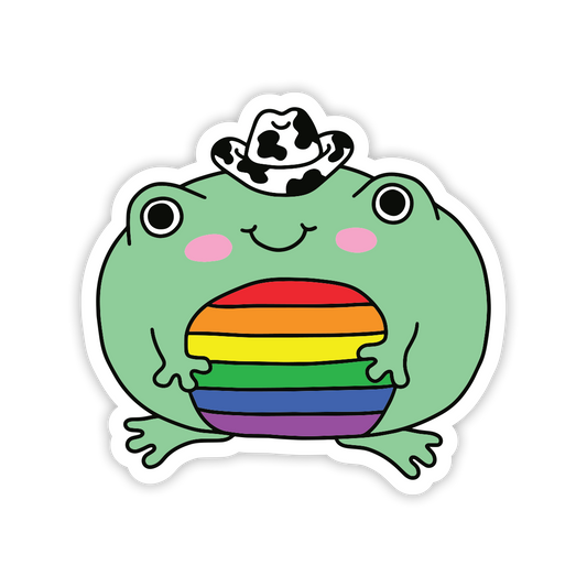 Pride Frog Sticker