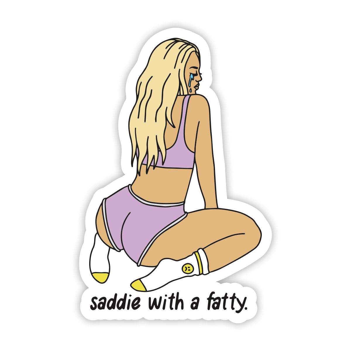 Saddie Fatty Sticker