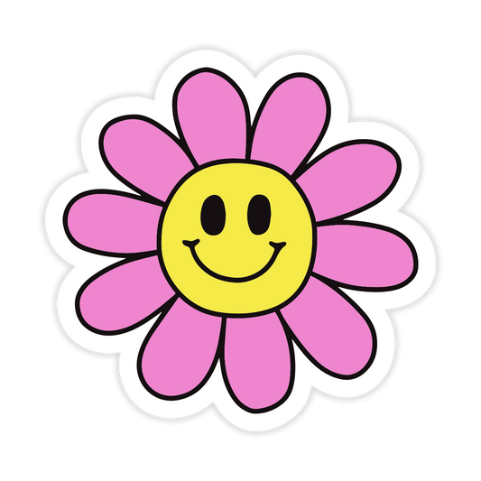 Pink Daisy Sticker