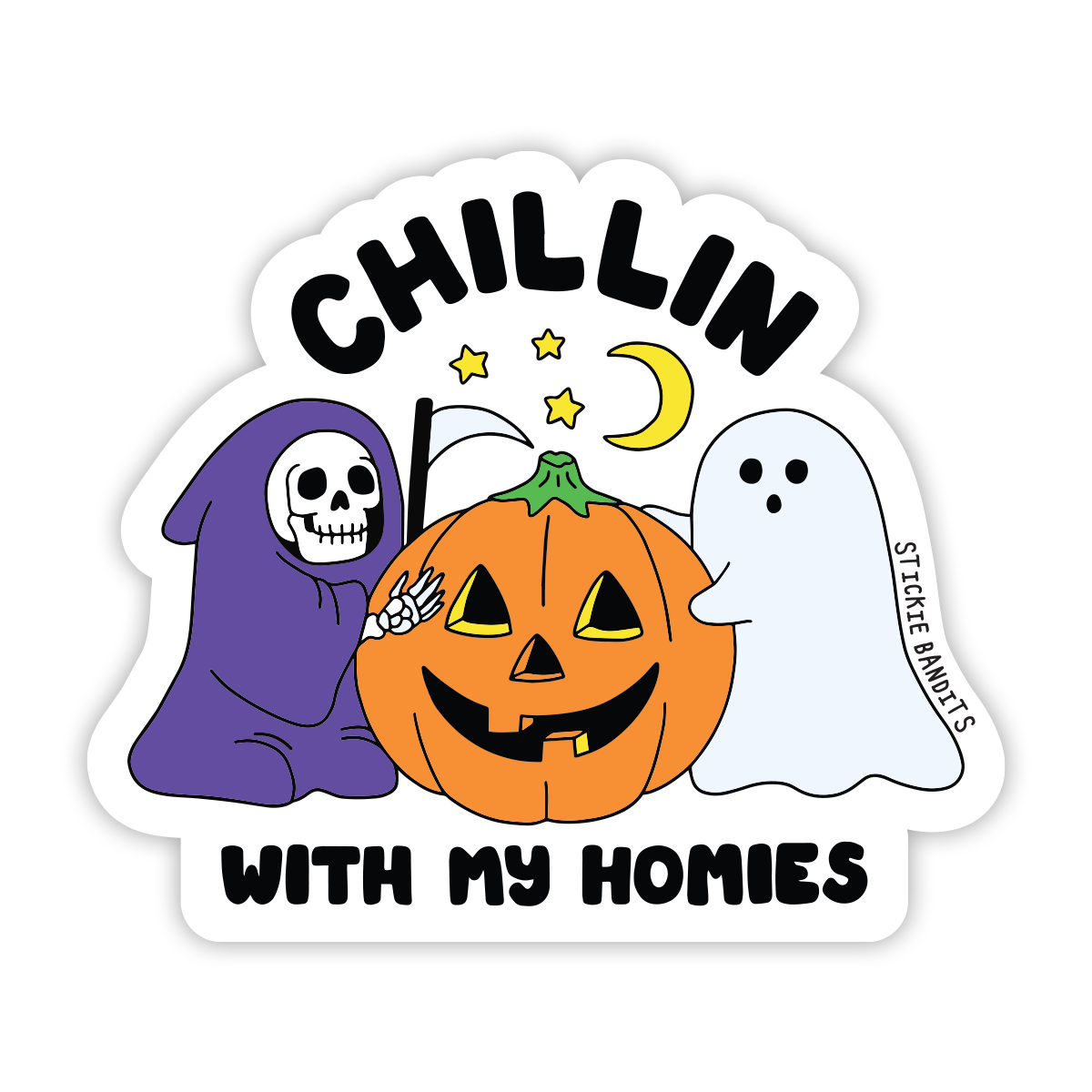Spooky Homies Sticker