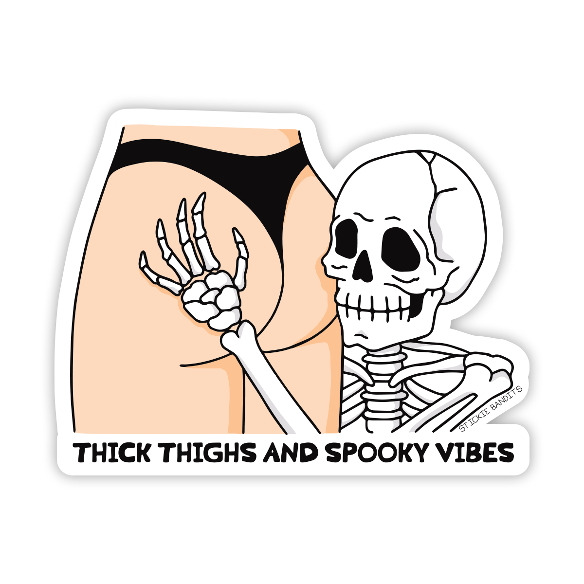 Spooky Thighs Sticker