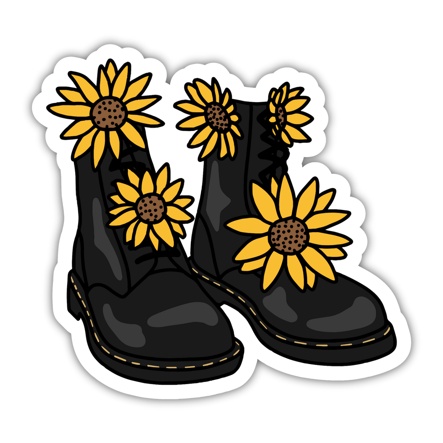 Daisy Boots Sticker