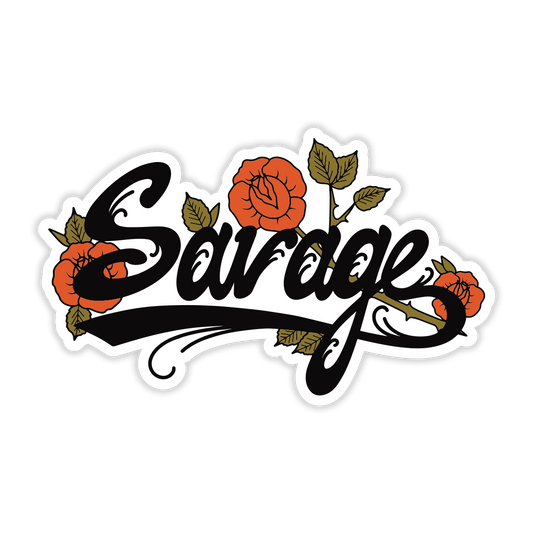 Savage Roses Sticker