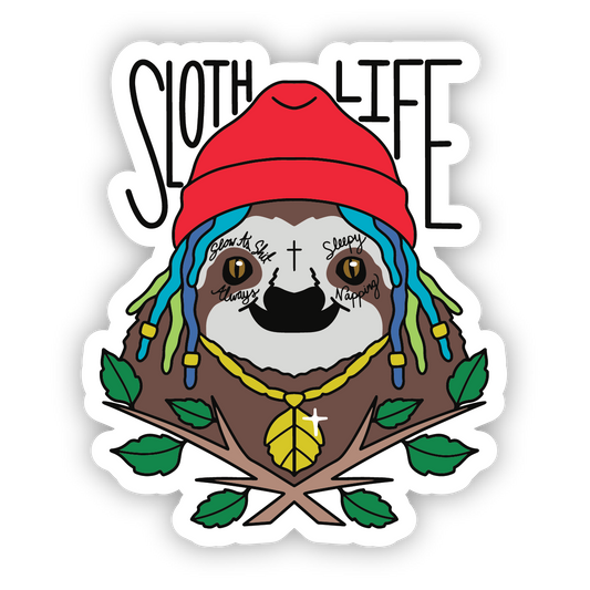 Sloth Life Sticker
