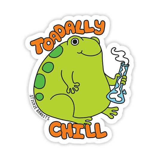 Toadally Chill Sticker
