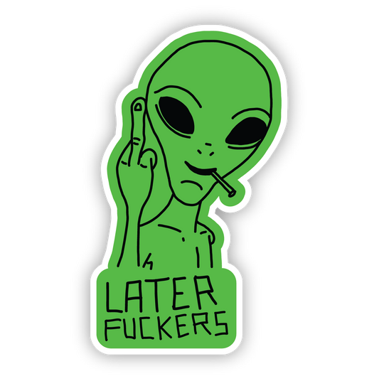 Later Alien Sticker