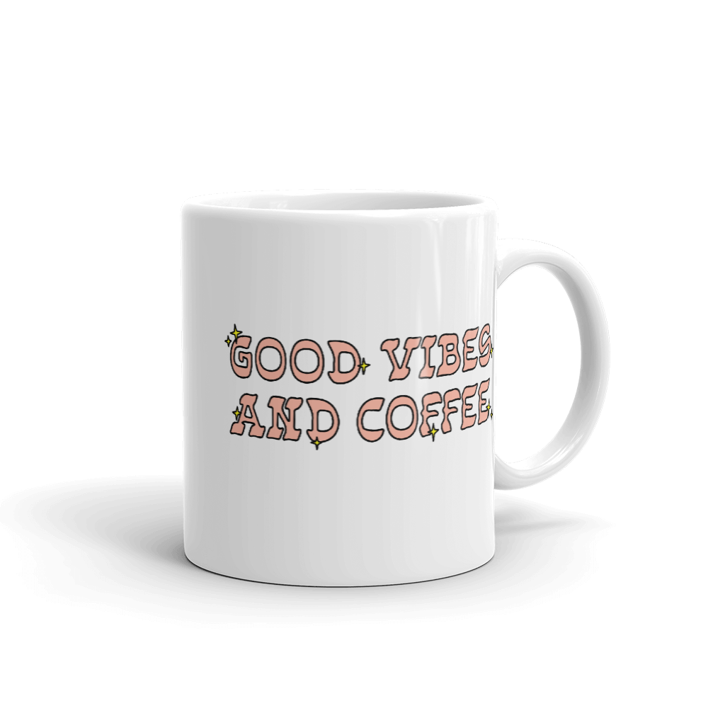 Good Vibes And Coffee Mug